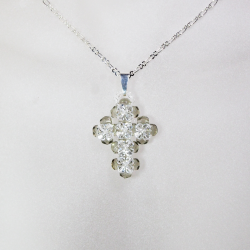 Pendant 45cm - Serafina-Silver Chain - Pendant 45cm - Laiton argenté